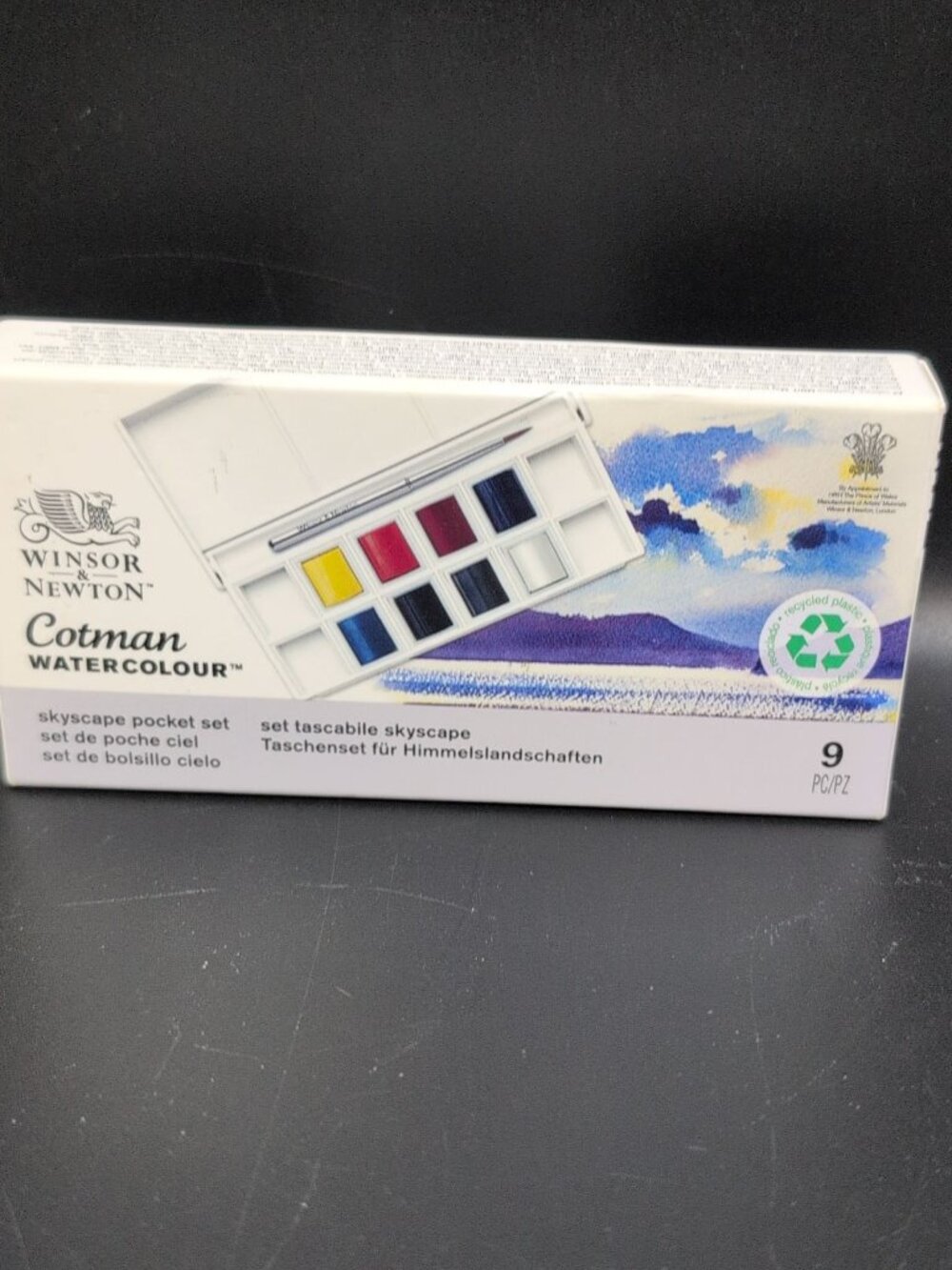 Winsor & Newton Cotman Watercolour Skyscape Pocket Set Multicolor 9Pc New